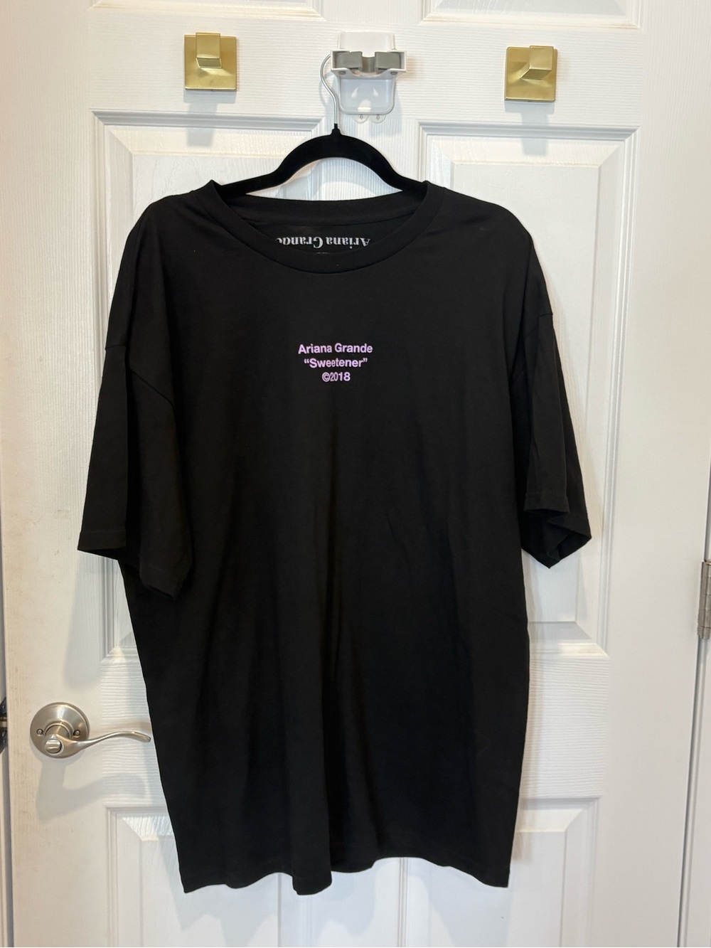 Ariana Grande 'Sweetener' Black Graphic Tee #1380